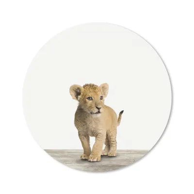 Produktbild von MuchoWow® Mauspad Mousepad Löwe - Junge - Kinder - Jungen - Tiere - Mädchen 50x50 cm - Mousepads - Maus Mat - Pad - Mausunterlage - Vinyl