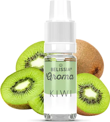 Produktbild von Belissia Lebensmittelaroma Kiwi - 10ml Hochdosiertes Aroma - Kalorienfrei, Vegan - Für Speisen, Getränke, Shake, Quark, Nebelmaschine, Diffuser uvm.