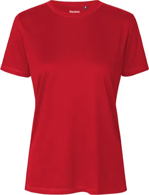 Image de Neutral R81001 | T-shirt femme, Ladies Performance T-Shirt - Couleur : Red - Taille : XL
