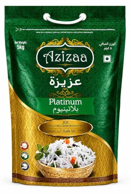 Zdjęcie produktu dla Ryż basmati Azizaa Platinum Basmati Rice 5kg - extra długie ziar