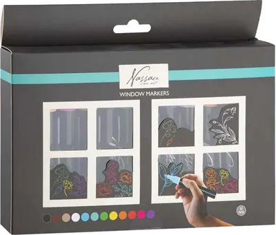 Obrázok produktu pre Nassau Krieda na tabuľu Markerset - 12 ks.