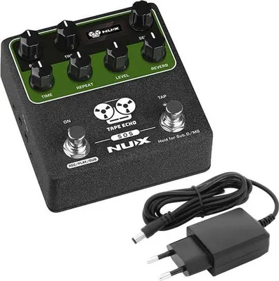 Produktbild von Nux NDD-7 Tape Echo Effektgerät mit Netzteil