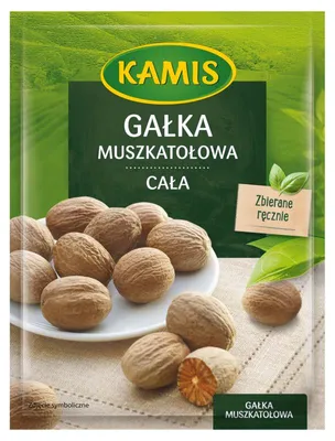 Produktbild von Kamis Ganze Muskatnüsse, 2 Stück, handverlesen