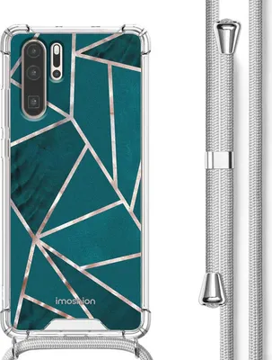 Image de étui imoshion Design avec cordon pour le Huawei P30 Pro - Petrol Green Graphic