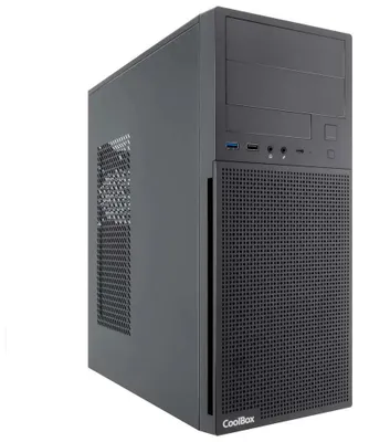 Produktbild von CoolBox COO-PCA780-2, Midi Tower, PC, Schwarz, ATX, Mini-ITX, micro ATX, 500 W, 2.5,3.5"