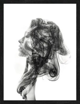 Produktbild von Gerahmtes Bild Smoky Head II 33x43 cm