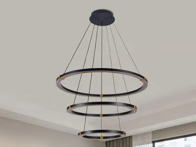 Productafbeelding van LED hanglamp met kabel + afstandsbediening, 235W - J4343/B