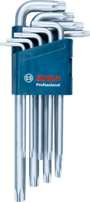Immagine prodotto di Set di chiavi esagonali Torx Bosch da 9 pezzi