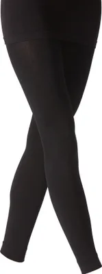 Zdjęcie produktu dla Legginsy dziewczęce Silky, 200 den, imitujące owcza skórę, model LW378 (rozmiar 152, ok. 11-13 lat), kolor: czarny