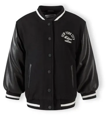 Produktbild von Minoti Bomberjacke Schwarz Gr. 128 für Kinder