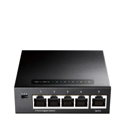 Image de Cudy GS105 switch réseau Gigabit Ethernet (10/100/1000) Noir