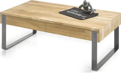 Produktbild von Couchtisch >Calgary< in Eiche, anthrazit - 110x41x60 (BxHxT)