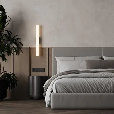 Obrázek produktu pro LED nástěnné svítidlo do koupelny, sklo, černé, IP44, 8 W