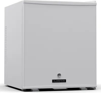 Produktbild von Klarstein Kühlschrank - mit Glastüre, 44L Mini-Kühlschrank für Getränke & Snacks, Kühlschrank Klein & Leise, Verstellbare Ablagen, Schloss, wechselbarer Türanschlag, höhenverstellbare Füße