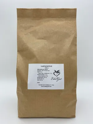 Produktbild von Lupinenschrot 2,5 kg aus getoasteten und geschälten Süßlupinen, glutenfrei, vegan, GMO frei