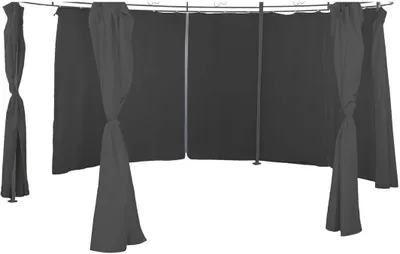 Produktbild von 6er-Set Seitenteile für Pavillon Ø 3,5m rund Farbe wählbar Polyester