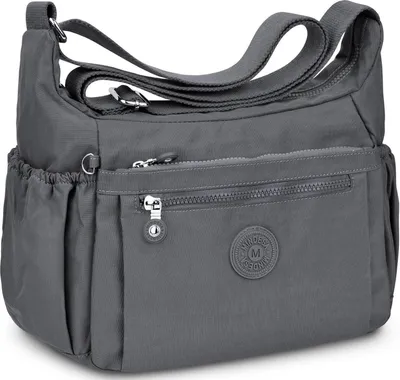 Produktbild von WACCET Umhängetasche Damen Groß Wasserdicht Nylon Crossbody Bag Verstellbarer Schultergurt