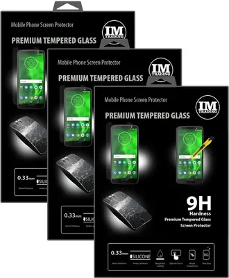 Produktbild von 3x Motorola Moto G6 Panzerglas Handy Panzerglasfolie 9H Display Schutzfolie