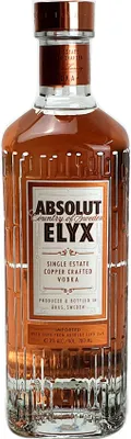 Produktbild von Absolut Elyx Single Estate Copper Crafted Vodka 0,7L (42,3%Vol) [Enthält Sulfite]