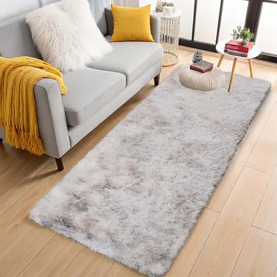 Obrázek produktu pro Omgoods – Moderní šedý koberec – 60 x 220 cm – Měkký a protiskluzový