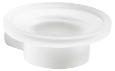 Produktbild von Gedy PIRENEI Seifenschale, Milchglas, Weiß matt