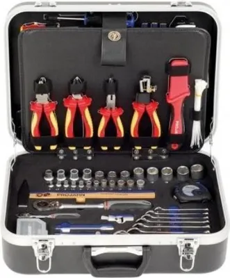 Obrázok produktu pre Projahn proficraft Werkzeugkoffer 128 teilig, Nuss Satz, Ratschen, Schrauberbits