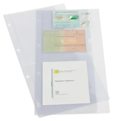 Image de BOI DOKUTECH 9109-00008 10 pochettes d'organisation BOI DOKUTECH 14,5x30,0 cm transparentes grainées