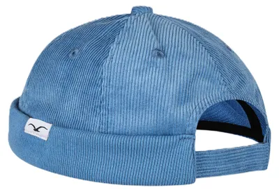 Produktbild von Cleptomanicx Brimless Cord One Size Cap Blue Mirage