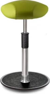 Produktbild von Sitz- Stehhocker Free Tall Triangel skai Kunstleder Hellgrün Chrom /schwarz.