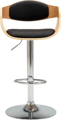 Obrázek produktu pro vidaXL Barová stolička Black Bent Wood a umělá kůže