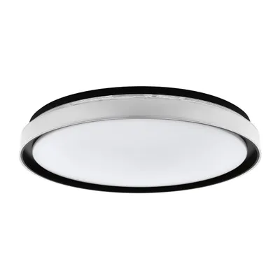 Zdjęcie produktu dla Eglo 99781 SELUCI LED lampa sufitowa 4-krotna 4x10W Ø490mm czarny biały regulowana barwa światła ściemnialna