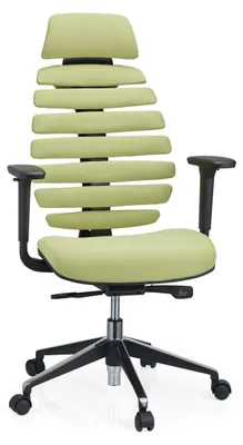 Obrázok produktu pre hjh OFFICE profesionálna kancelárska stolička ERGO LINE II PRO ergonomická kancelárska stolička s podrúčkami (výškovo nastaviteľná) látková zelená otočná stolička do kancelárie, domácnosti