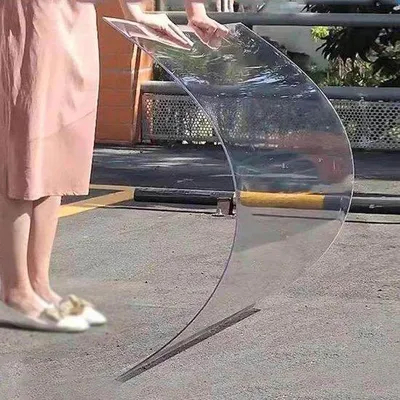 Image de Plaques de toiture en plastique renforcées de fibre de verre - Transparentes - pour abris de jardin et pergolas - résistantes - 1 x 3 mètres