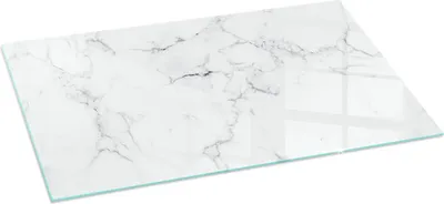 Obrázok produktu pre Sklenená základná doska na 120x60 cm - kachle - krbové sklo - ochranné sklo - ochranná doska proti iskrám - ohňovzdorná sklenená základná doska - ochranná doska proti teplu - ochrana sklenenej základne - mramorový vzor so žilkami