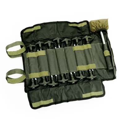 Produktbild von Heringe-Set 14-tlg. inkl. Gummihammer für Bivvy, Zelte etc.
