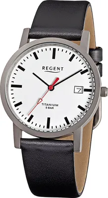 Regent 11190083 Titan-Armbanduhr für Damen und Herren 1