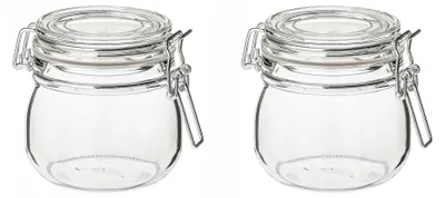 Produktbild von IKEA KORKEN Glasbehälter mit Deckel transparent 0,5 L