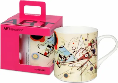 Immagine prodotto di Könitz Becher Komposition 8 - Wassili Kandinsky, in Geschenkbox, Bone China, Bunt, 400 ml, 11 5 004 2717