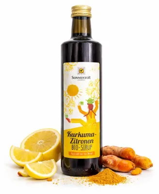 Produktbild von Sonnentor  Kurkuma-Zitronen Sirup (ab 500ml) - 6 Flaschen