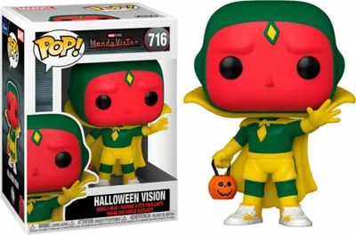 Image de Figurine POP Marvel WandaVision Vision Halloween