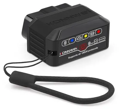 Obrázok produktu pre Auto diagnostika OBD2 KONNWEI KW905, Bluetooth 5.0, tlačidlo ON-OFF, kompatibilné s Android a iOS, ELM 327 OBDII, čierna
