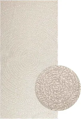 Produktbild von Teppich ZIZUR Creme 100x200 cm Jute-Optik Indoor und Outdoor