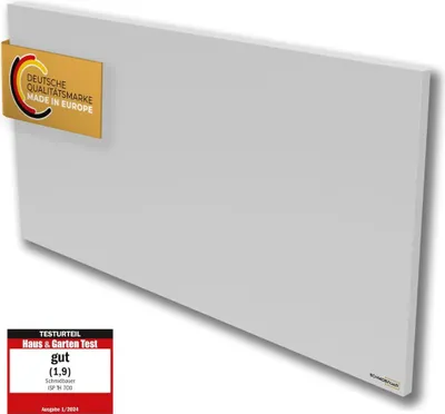 Produktbild von SCHMIDBAUER® Infrarotheizung Concept 900 Watt - inkl. Montagezubehör - Wand/Deckenhalterung - deutsche Qualitätsmarke - Überhitzungsschutz
