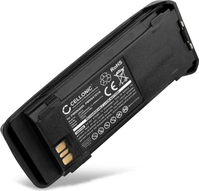 Produktbild von CELLONIC 1x Akku für Funkgerät Kompatibel mit Motorola DP3400, DR3000, DP3600, PMNN4066 - (1800mAh , 7.5V)