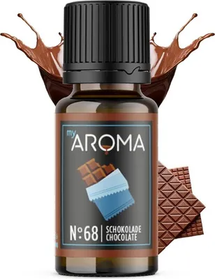 Produktbild von myAROMA flavour drops Schokolade 10ml – Zuckerfrei, Kalorienfrei & Vegan, Natürliches Aroma für Kulinarisches & Getränke