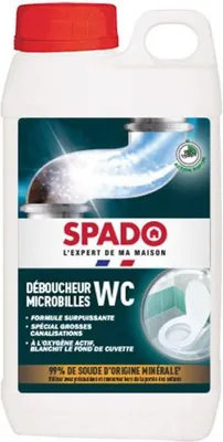 Productafbeelding van Spado toiletontkalker met microbolletjes, 1 liter - Spado