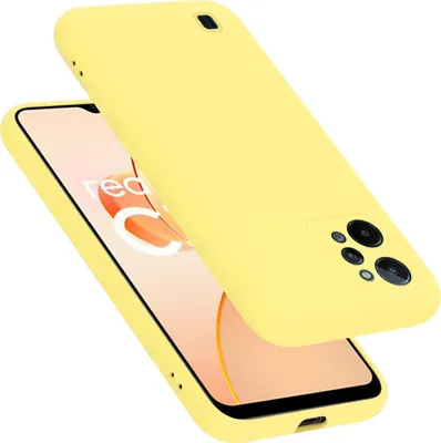 Produktbild von Cadorabo Schutzhülle für Realme C31 Hülle in Gelb Handyhülle Case Cover TPU Etui
