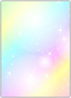Produktbild von Rainbow Motiv-Briefpapier (MPA-5215, DIN A4, 25 Blatt) Motivpapier knallig bunt Regenbogenfarben mit Sternen