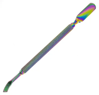 Produktbild von Doppelseitiger Nagelhautschieber + Rainbow Nr. 6 Gel-Entferner