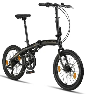 Obrázok produktu pre Licorne Bike Phoenix 2D Cross 20 palcový hliníkový skladací bicykel skladací bicykel kotúčová brzda skladací bicykel muži ženy 7 rýchlosti prehadzovačka Skladací mestský bicykel hliníkový rám